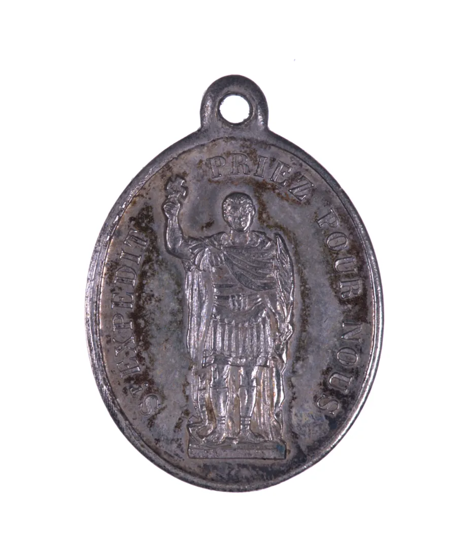 Medal, “St. Expédit priez pour nous”, 1850–1949