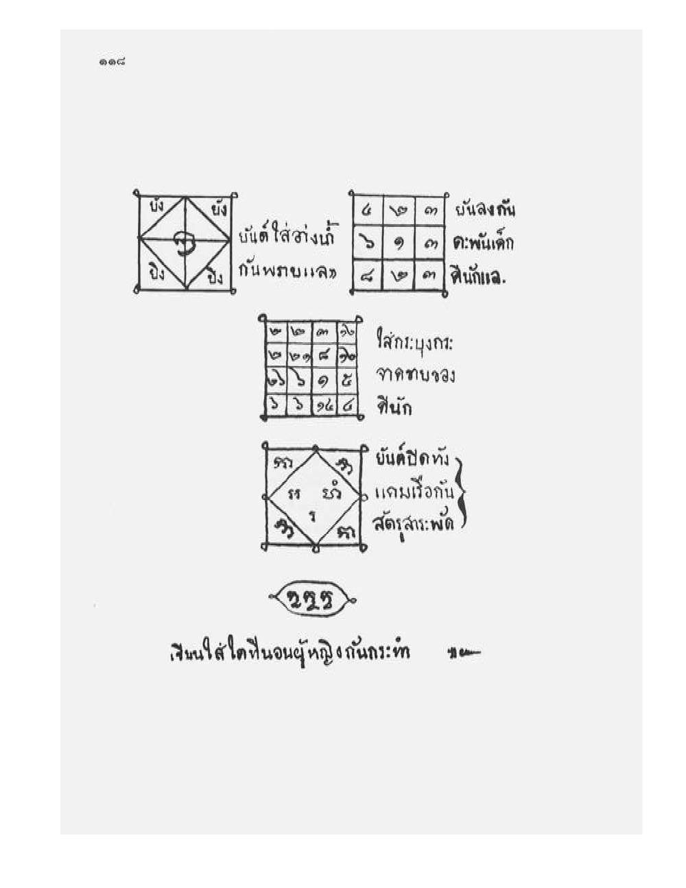 Tamra Phetcharat Maha-yant (yantra manual), PDF page 111 — original scan