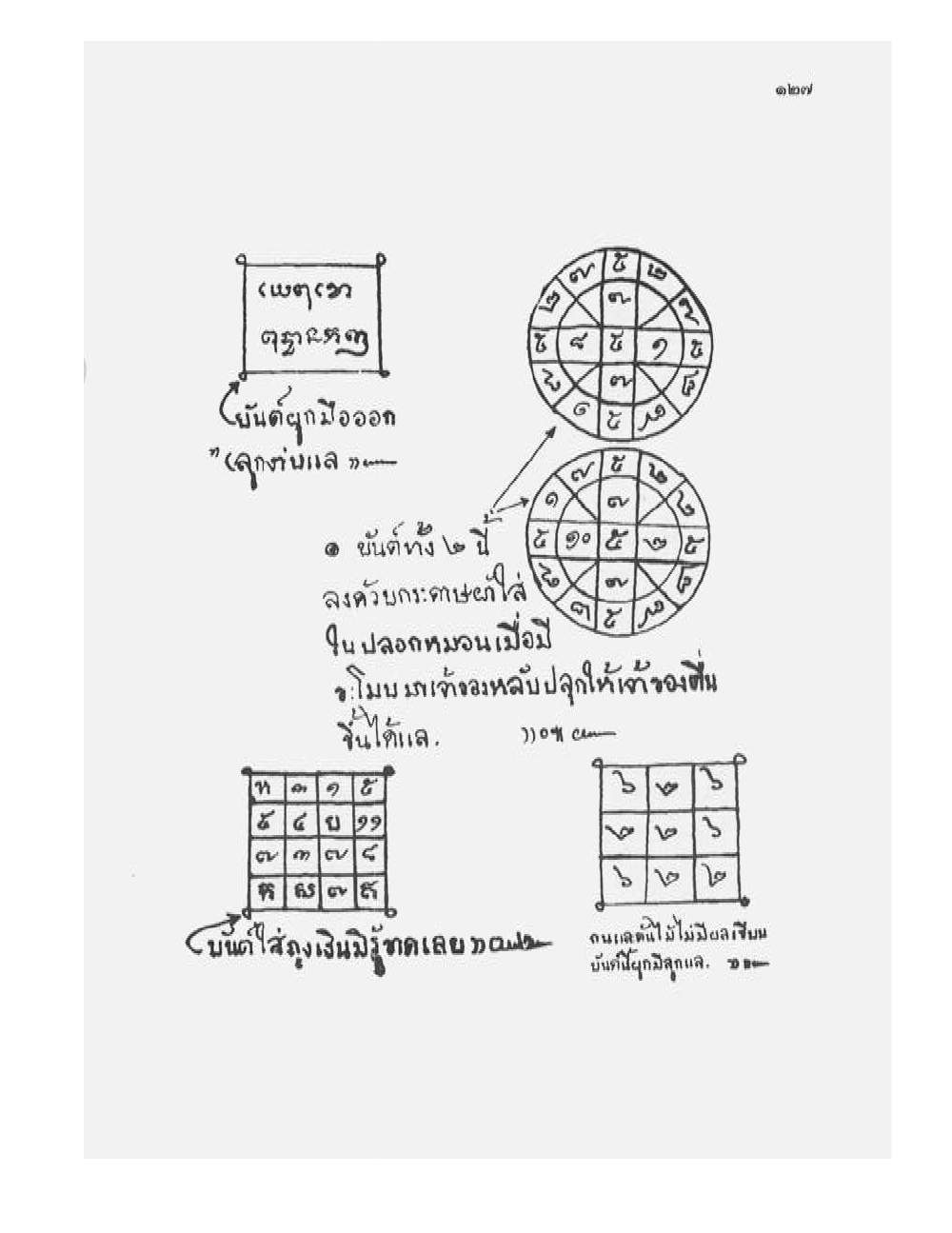 Tamra Phetcharat Maha-yant (yantra manual), PDF page 120 — original scan