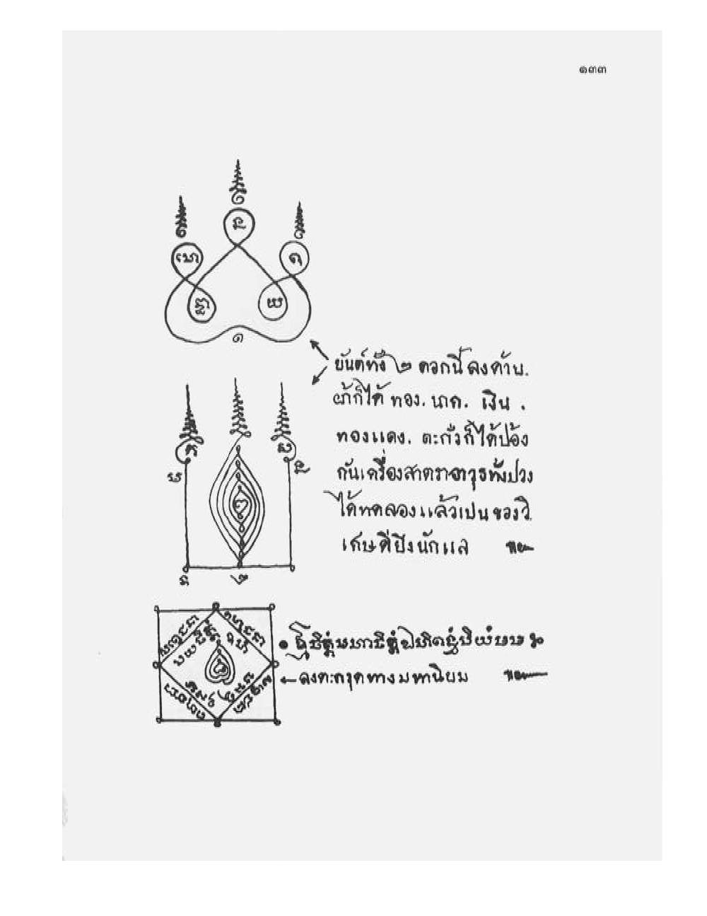 Tamra Phetcharat Maha-yant (yantra manual), PDF page 126 — original scan