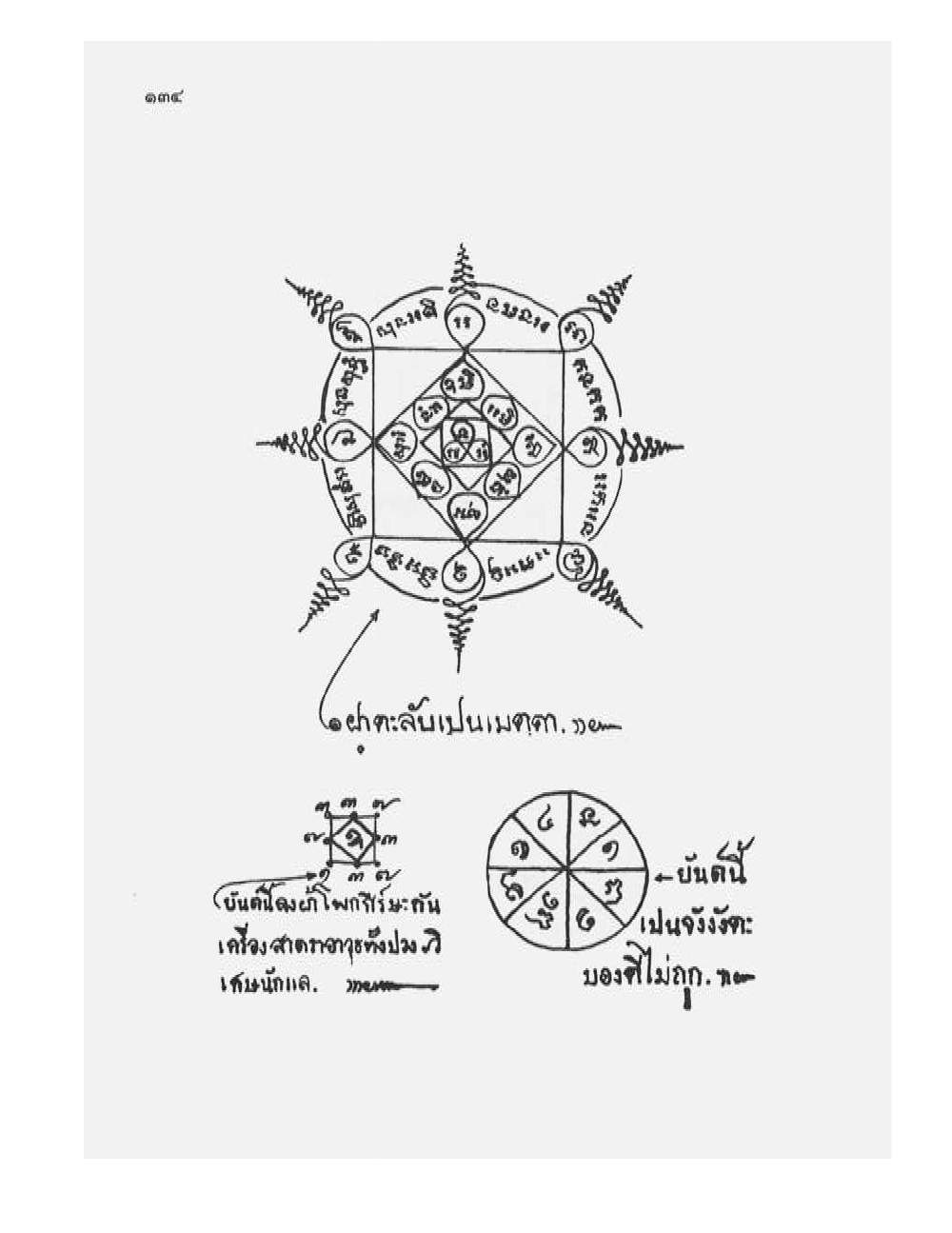 Tamra Phetcharat Maha-yant (yantra manual), PDF page 127 — original scan