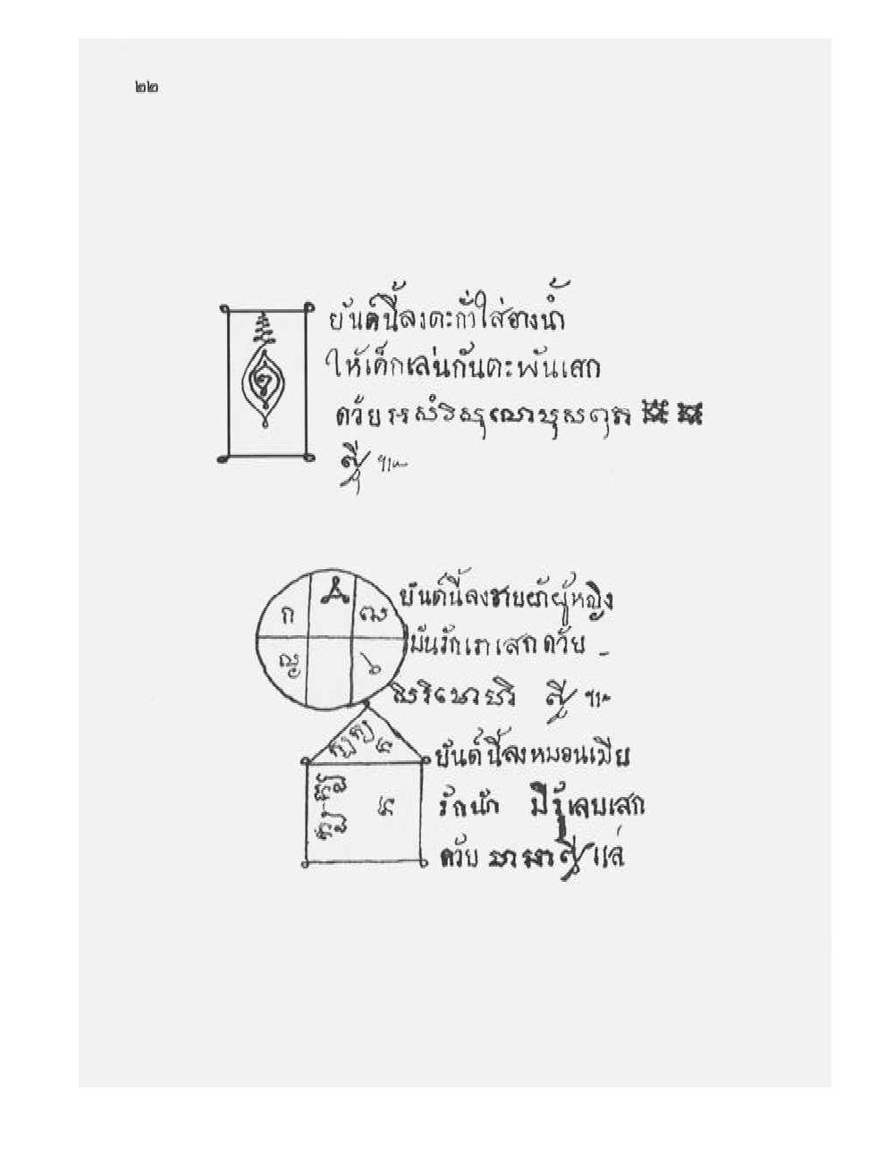 Tamra Phetcharat Maha-yant (yantra manual), PDF page 15 — original scan