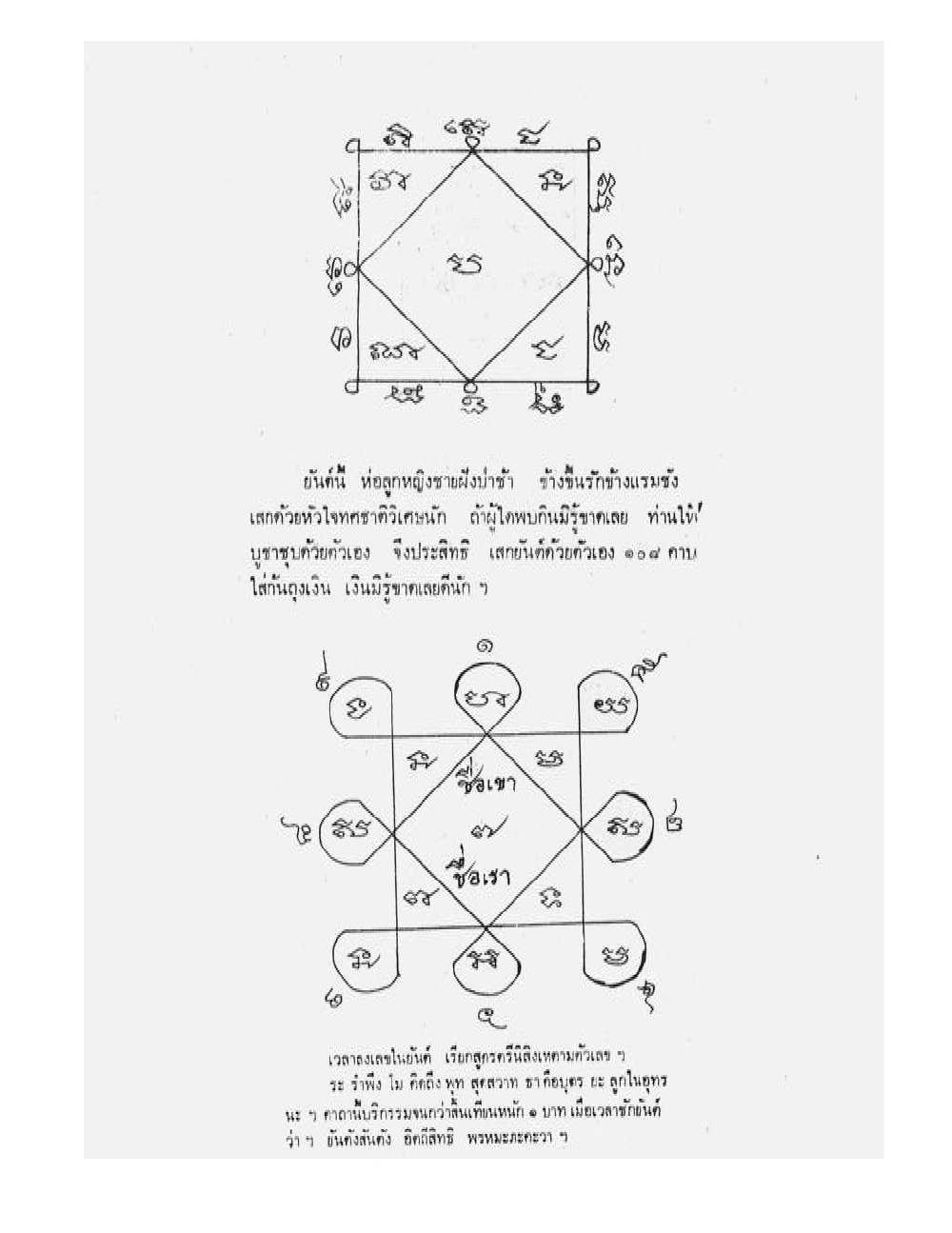 Tamra Phetcharat Maha-yant (yantra manual), PDF page 155 — original scan