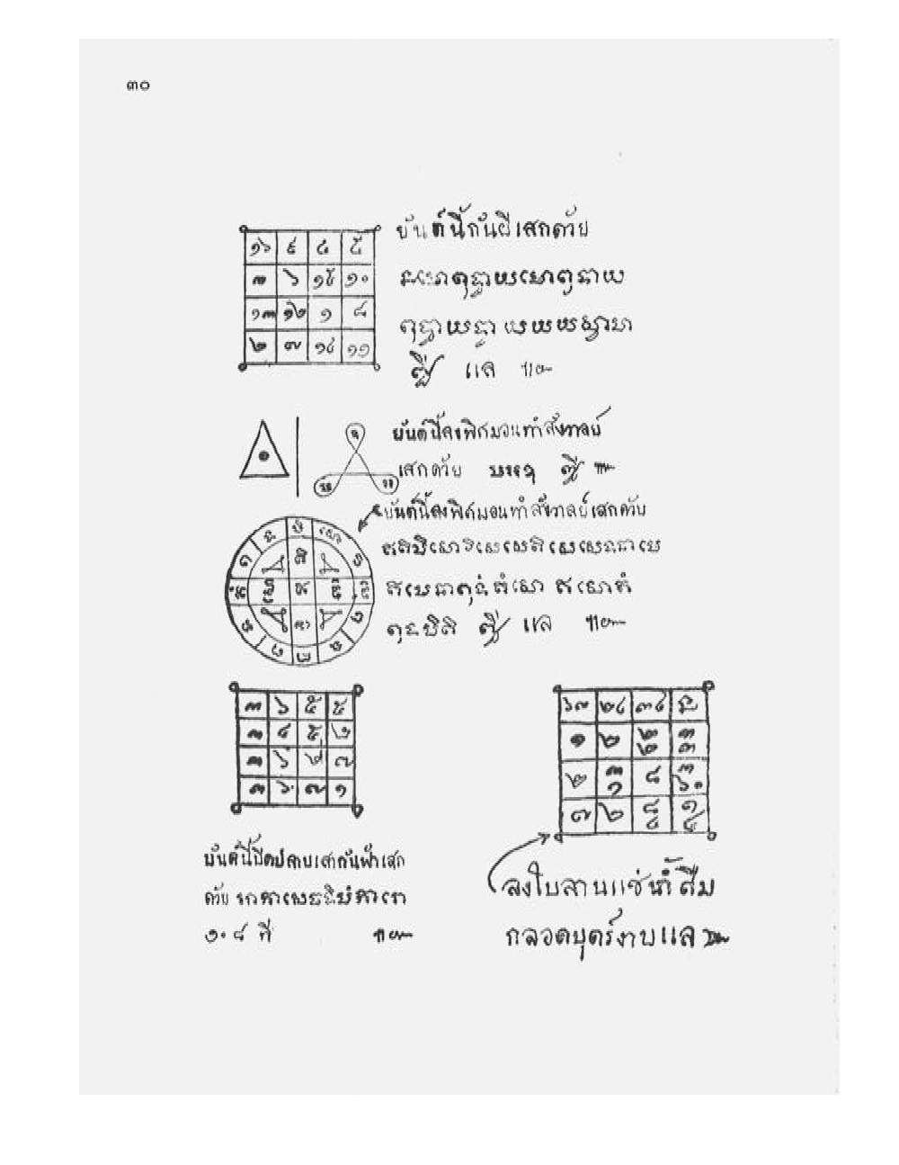 Tamra Phetcharat Maha-yant (yantra manual), PDF page 23 — original scan