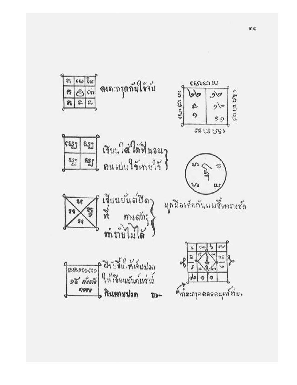 Tamra Phetcharat Maha-yant (yantra manual), PDF page 24 — original scan