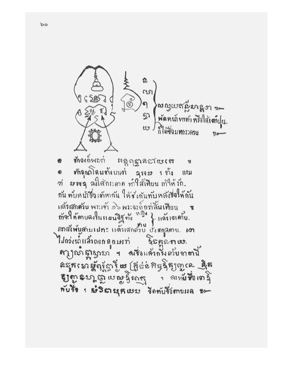 Tamra Phetcharat Maha-yant (yantra manual), PDF page 53 — original scan