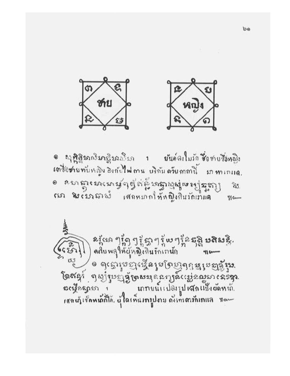 Tamra Phetcharat Maha-yant (yantra manual), PDF page 54 — original scan