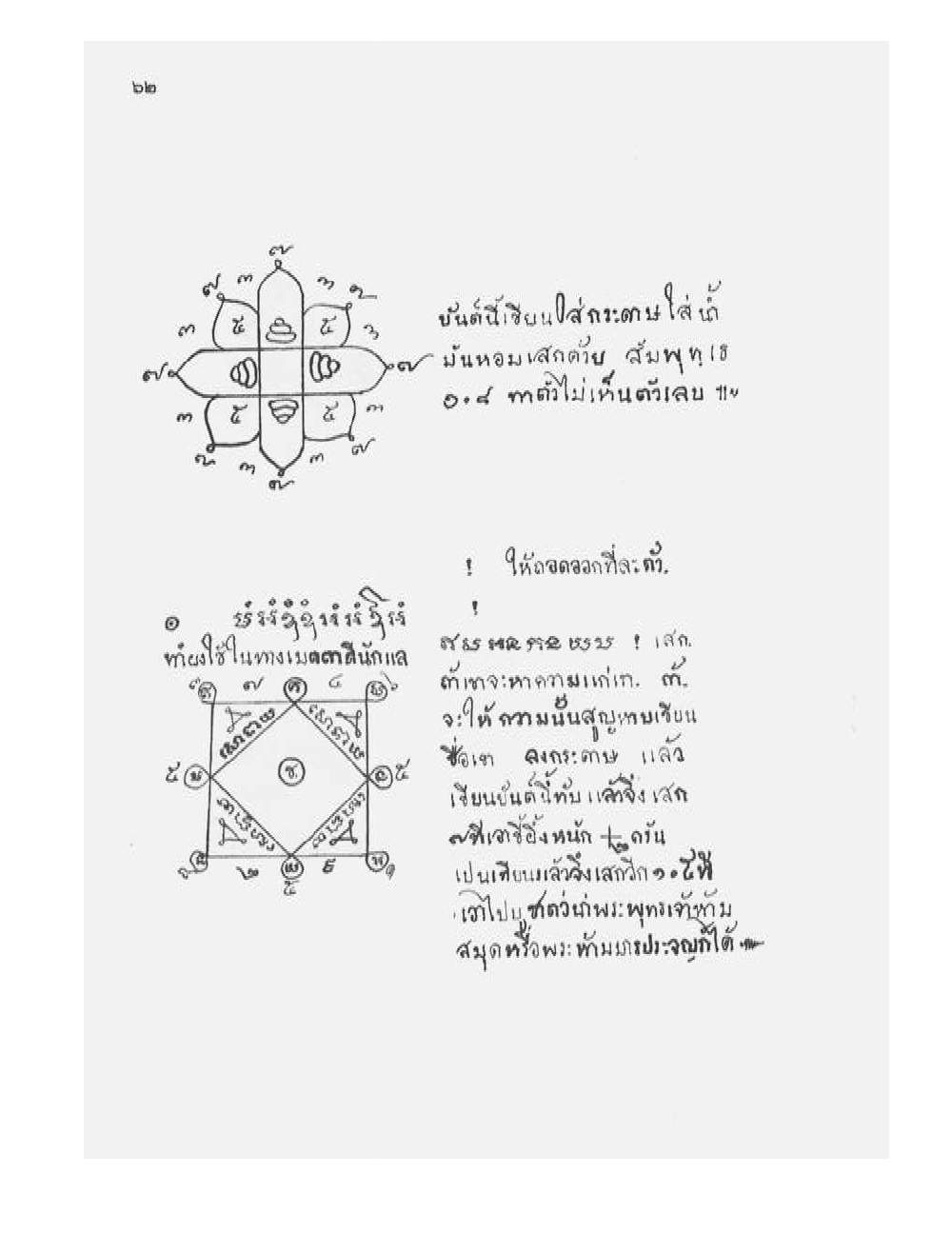 Tamra Phetcharat Maha-yant (yantra manual), PDF page 55 — original scan