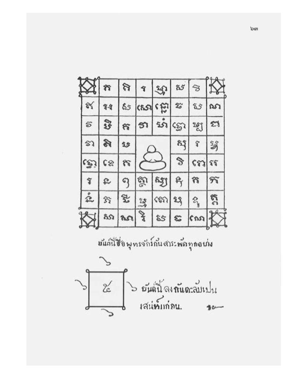 Tamra Phetcharat Maha-yant (yantra manual), PDF page 56 — original scan