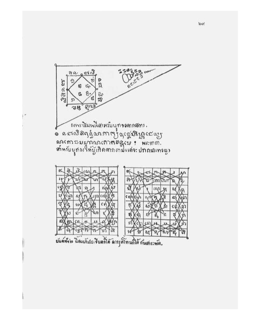 Tamra Phetcharat Maha-yant (yantra manual), PDF page 62 — original scan