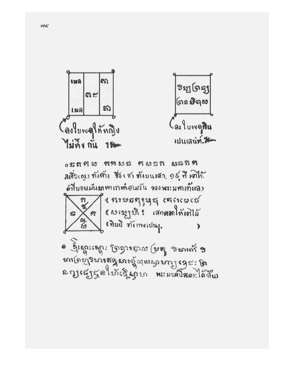 Tamra Phetcharat Maha-yant (yantra manual), PDF page 67 — original scan