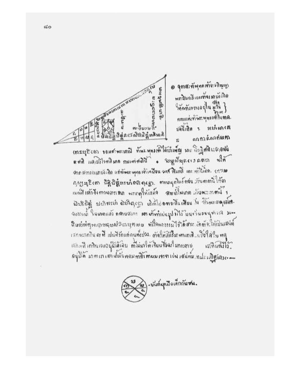 Tamra Phetcharat Maha-yant (yantra manual), PDF page 73 — original scan