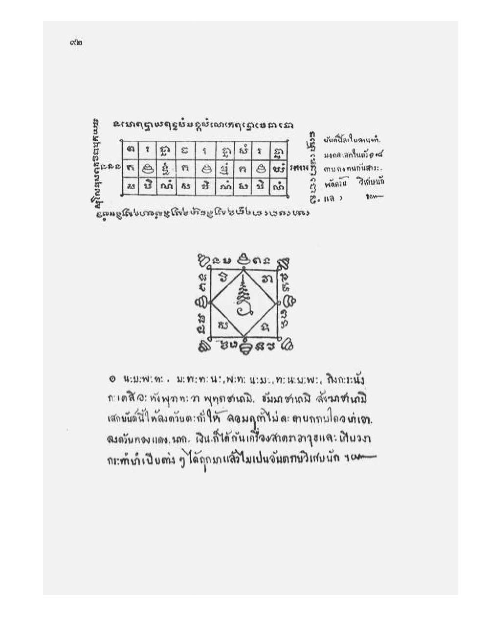 Tamra Phetcharat Maha-yant (yantra manual), PDF page 85 — original scan