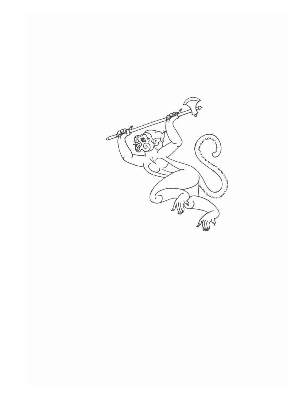 Sak Yant Stencils For Tracing, PDF page 94 — original scan