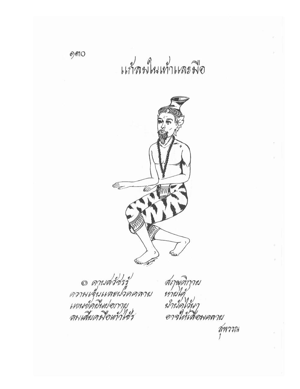 Ancient Thai Massage Manual, PDF page 133 — original scan